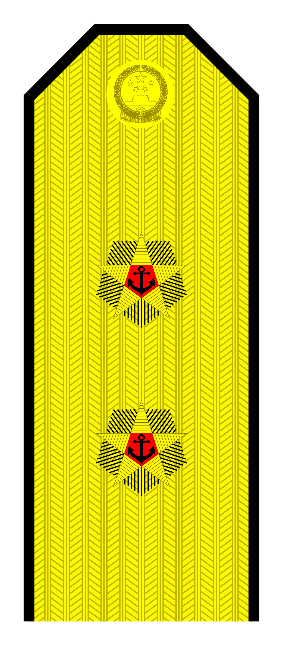 解放军肩章大小图片（解放军55式军衔军官常服肩章一览）