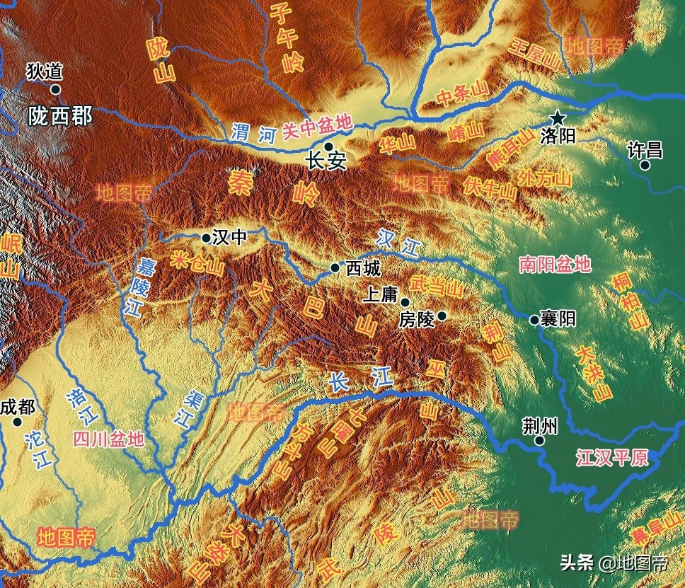 关中平原是指哪些地方(汉中和陕西关中隔着秦岭，为何不划入四川？)