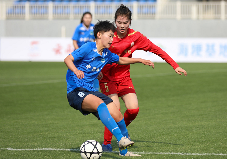 足球女足世界杯2019预选赛(4-1！中国女足大将踢疯了，6分钟双响，基本无缘出征奥预赛)