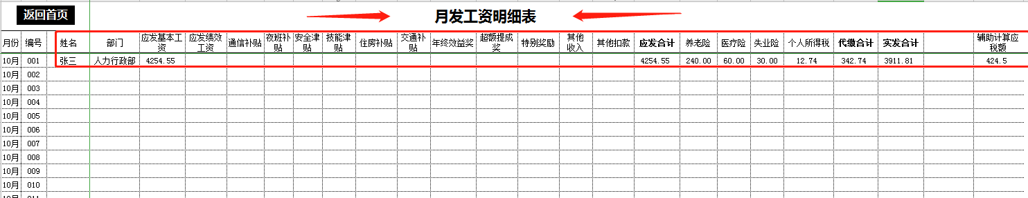 财务会计必备！财务总监制作的全套工资表模板，可直接套用