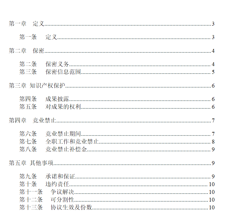 「企业管理」公司协议书：股东/股权协议/投资人协议模板（14份）