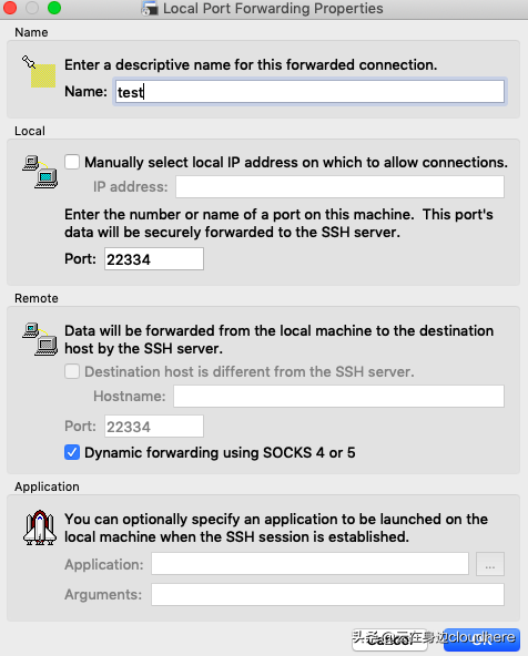 MAC通过代理-socket转发访问内部网站