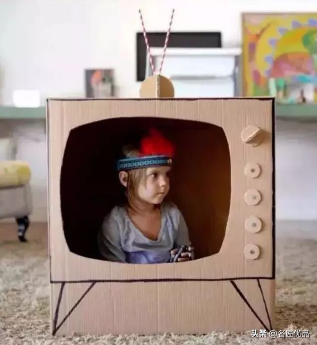 快递纸箱不要扔，25款纸箱感统玩具学起来！废物利用不用花钱了