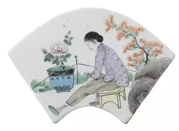 干货︱民国粉彩时装人物瓷器(好资料)