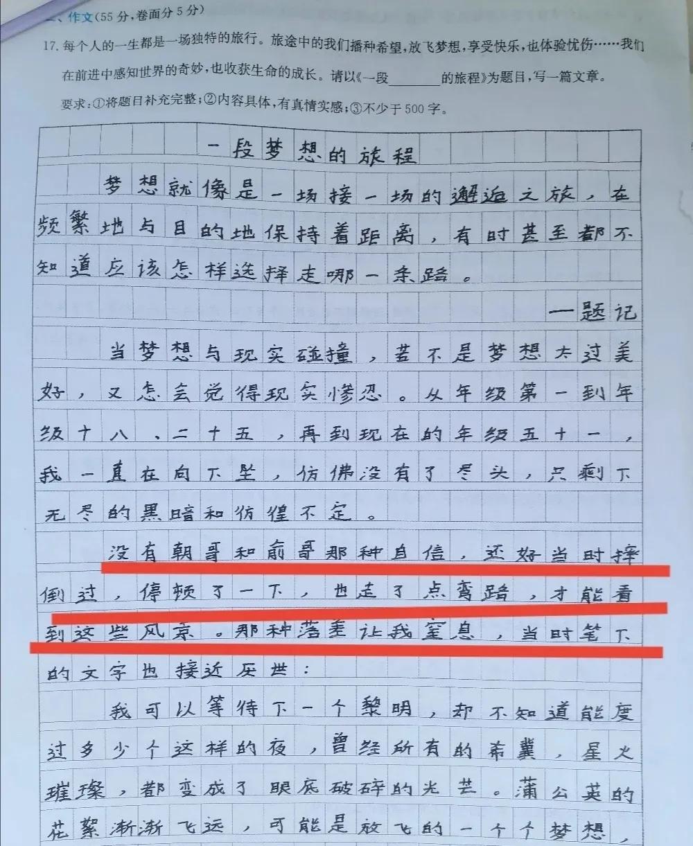 这个素材，写作文慎用
