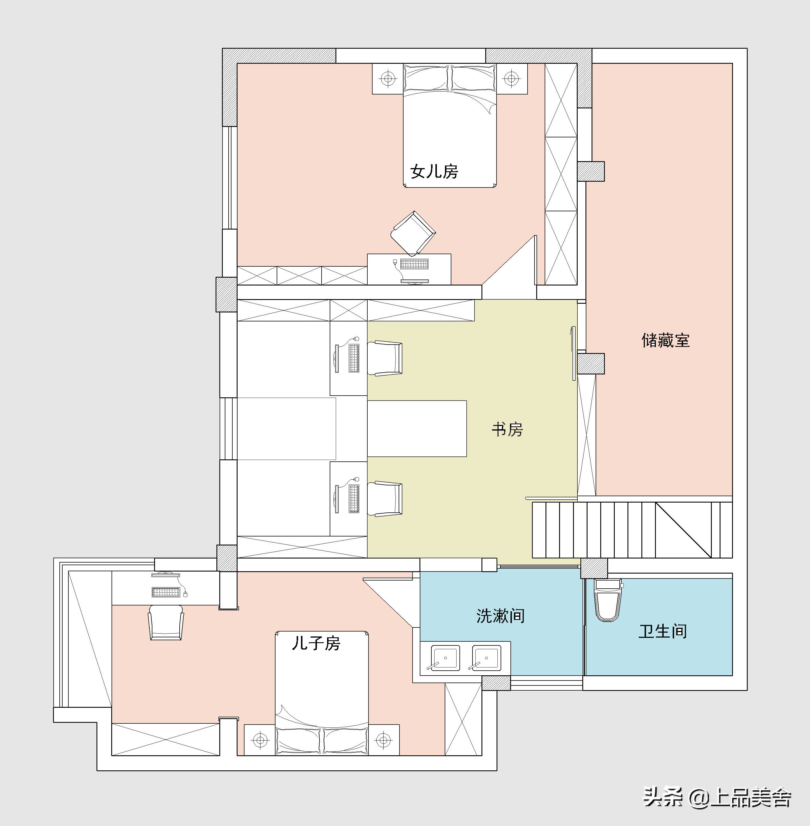 230平米美式风格，客厅采用胡桃木护墙板，整体空间质感瞬间提高