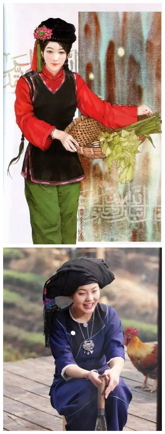 中国56个民族传统服饰大全