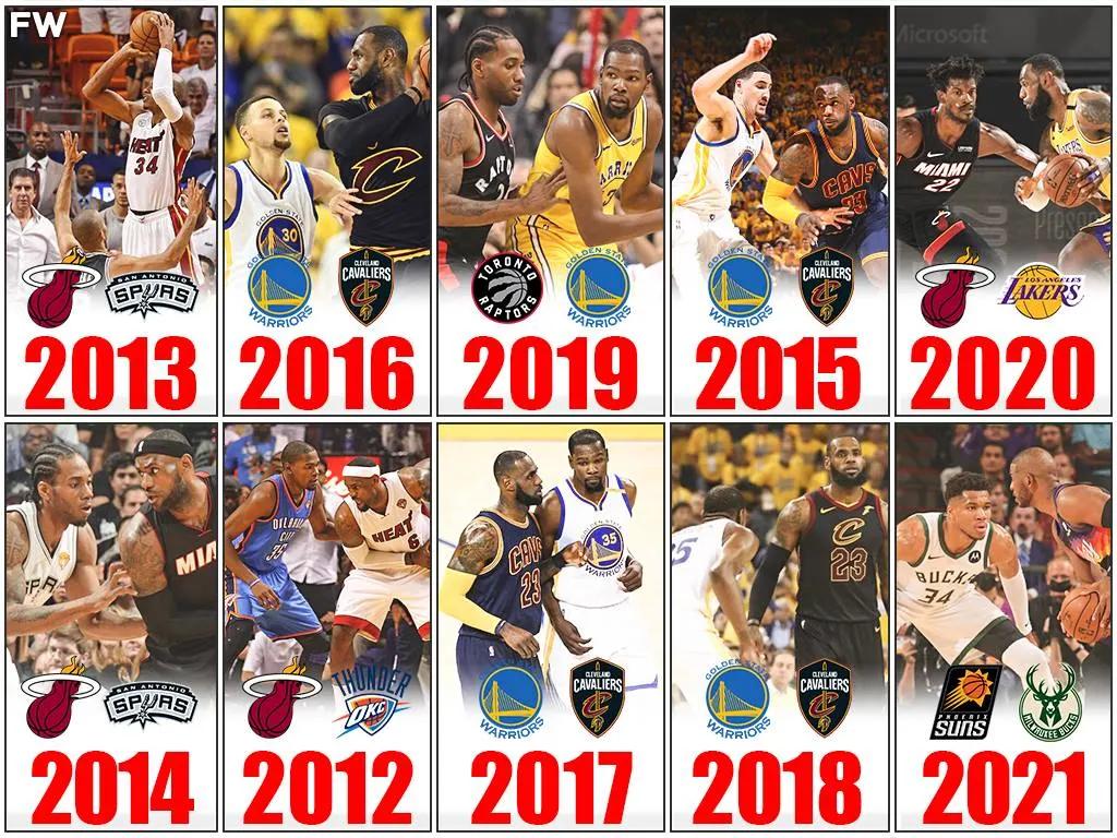 nba總決賽順序（按激烈程度將最近十個賽季的總決賽按順序排名，雷阿倫一球定江山）