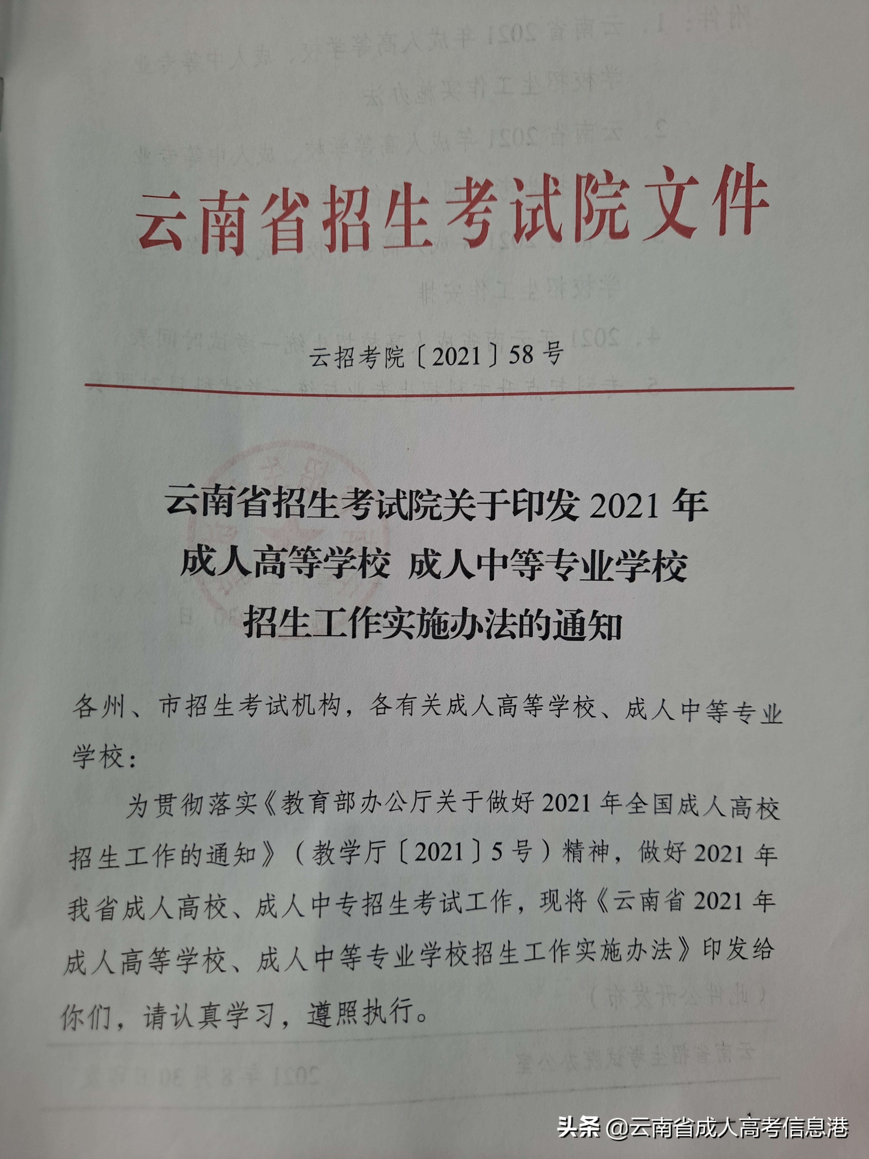 云南成人高考成绩查询（2021年云南省成人高考报名流程）