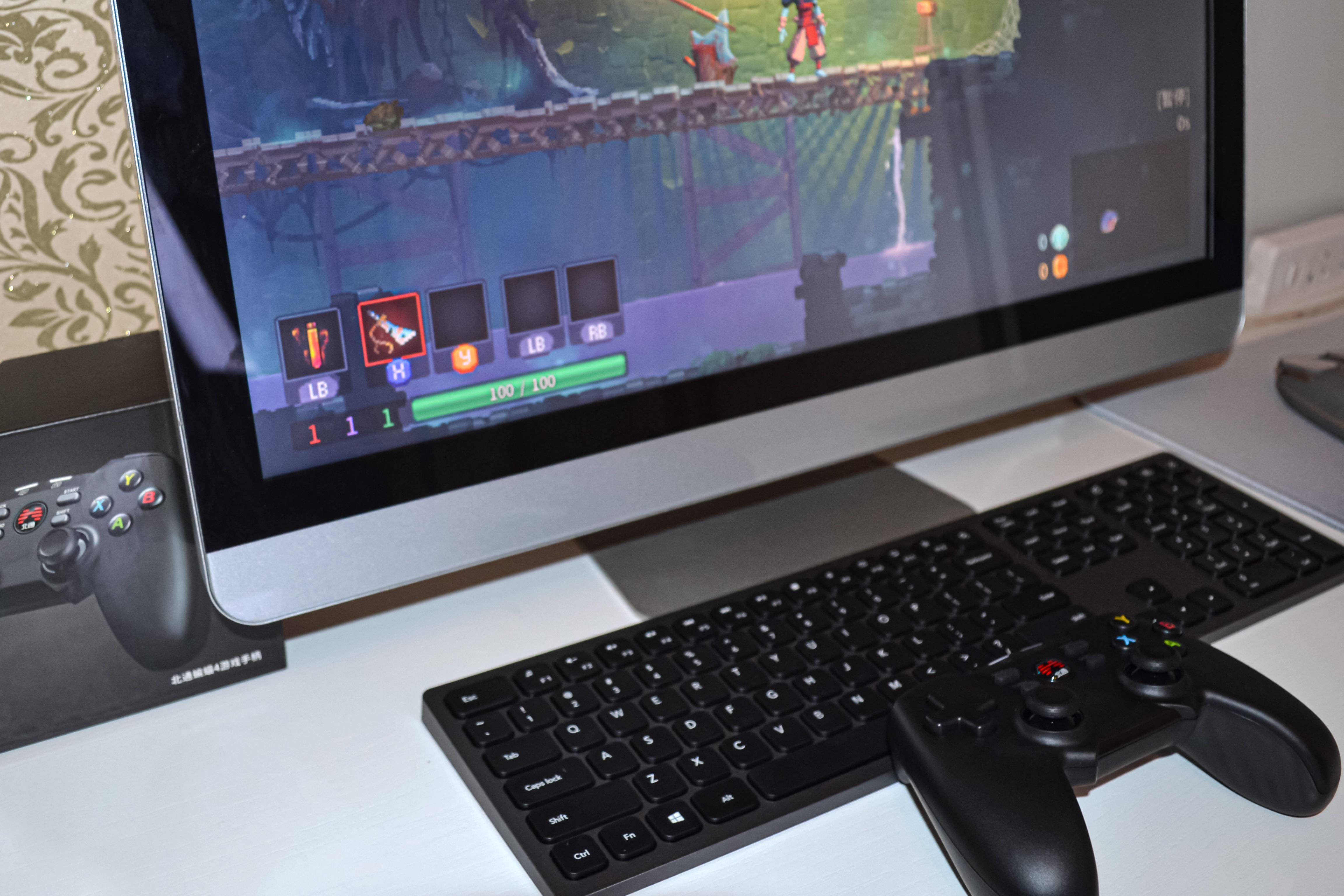 尽情尽兴打游戏 北通蝙蝠4游戏手柄试玩 最好的娱乐时光