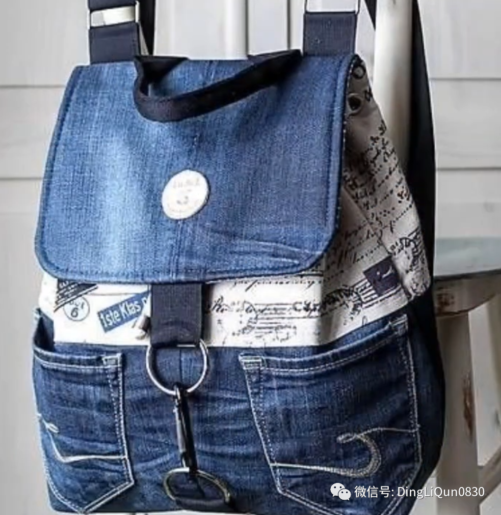 牛仔布包(「布艺作品」85款时尚的牛仔布包包休闲新系列)