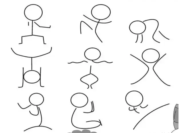 简笔画|人物简笔画大全,简单好画,一学就会,快为宝宝收藏!