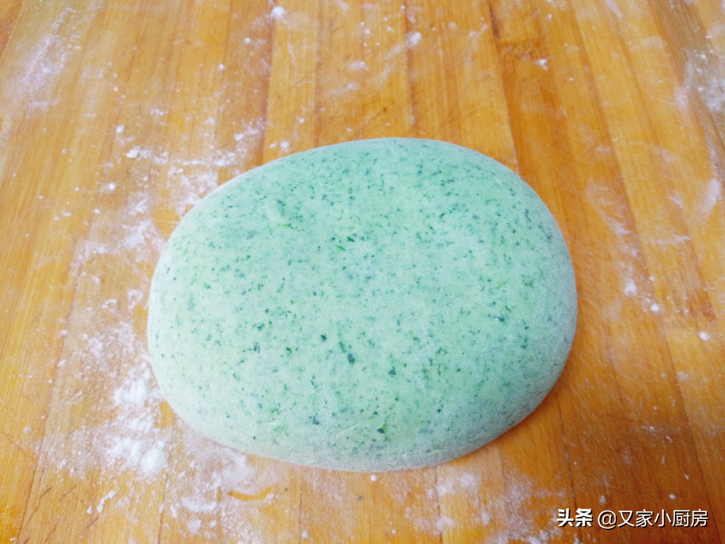 1把菠菜，1碗面，教你在家做陕西特色面食菠菜面，翠绿养眼还好吃