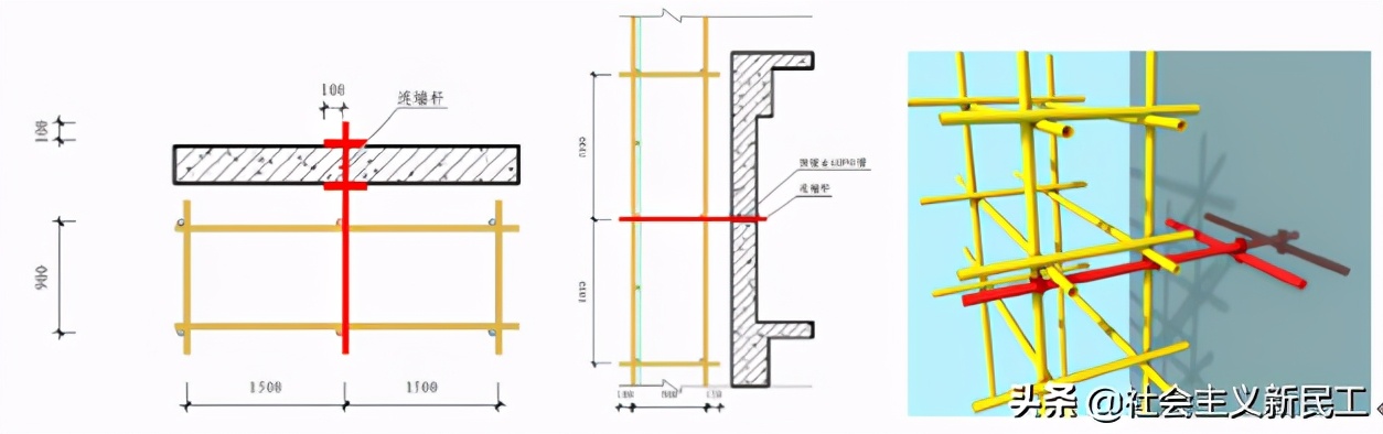 拉杆式悬挑脚手架专项施工方案交底