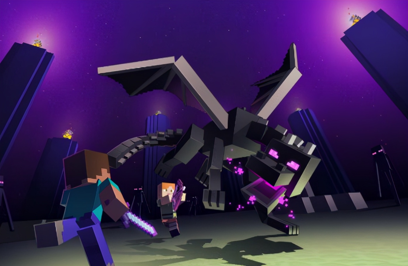 盘点我的世界最强的中立生物,其中末影龙最强