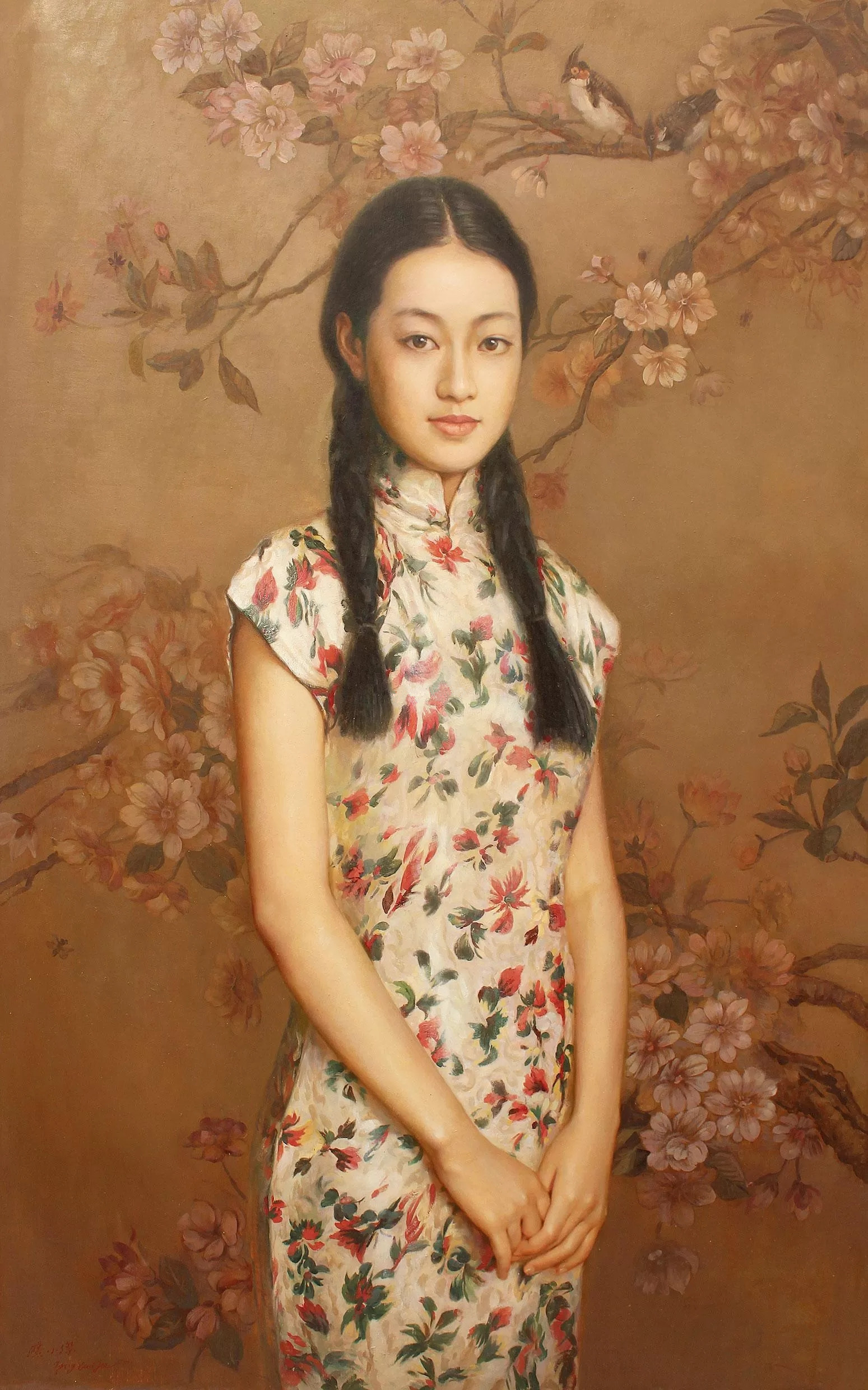 风华流韵 | 油画里的旗袍美女