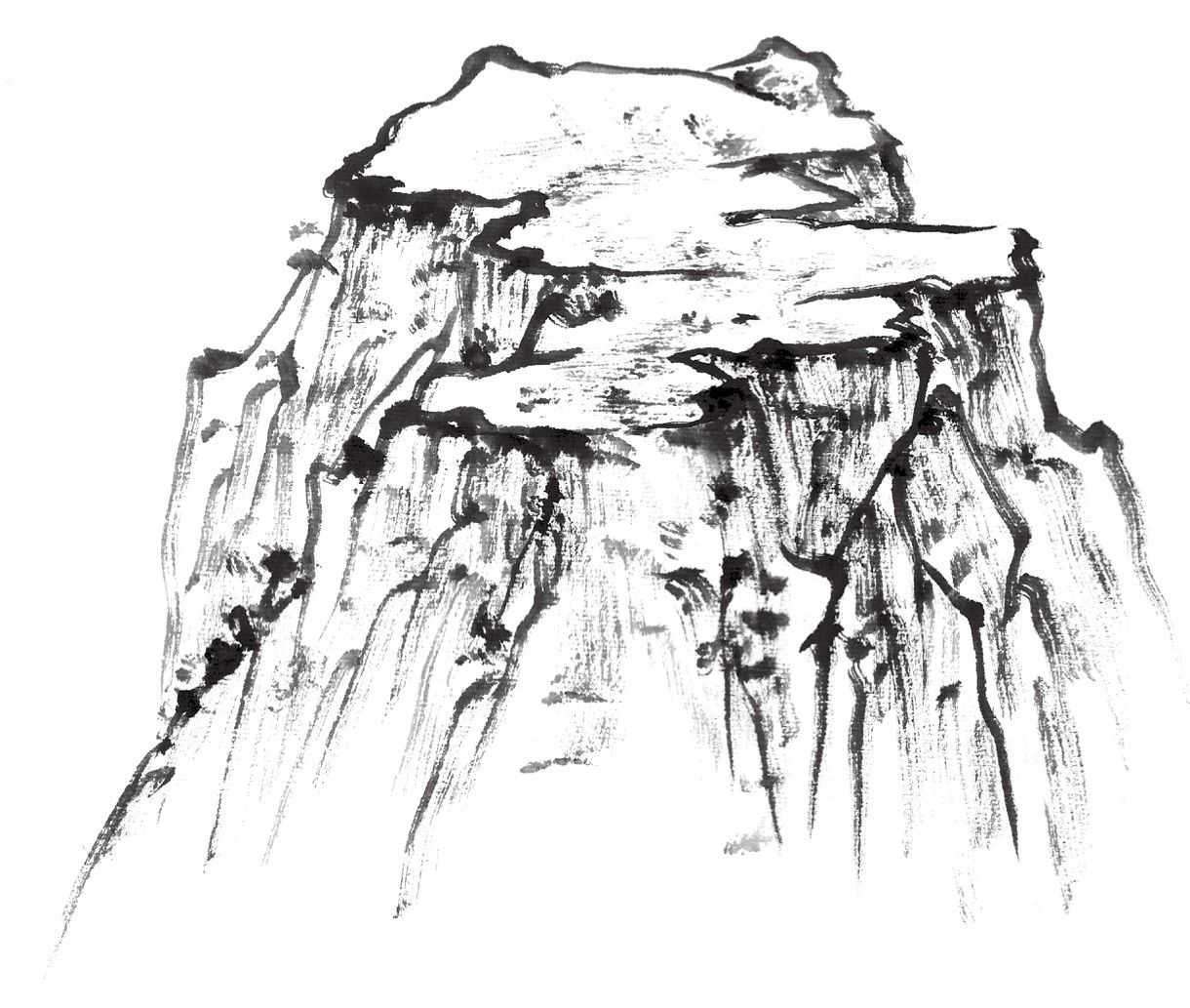 常见山体的画法