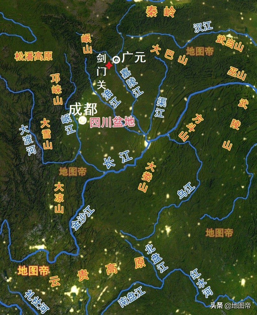 广元市地图(广元对四川有多重要？)