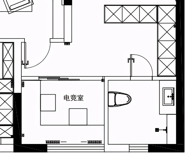 多人电竞房(136㎡精装房竟藏有酷炫电竞室？堪称游戏er的梦想家)