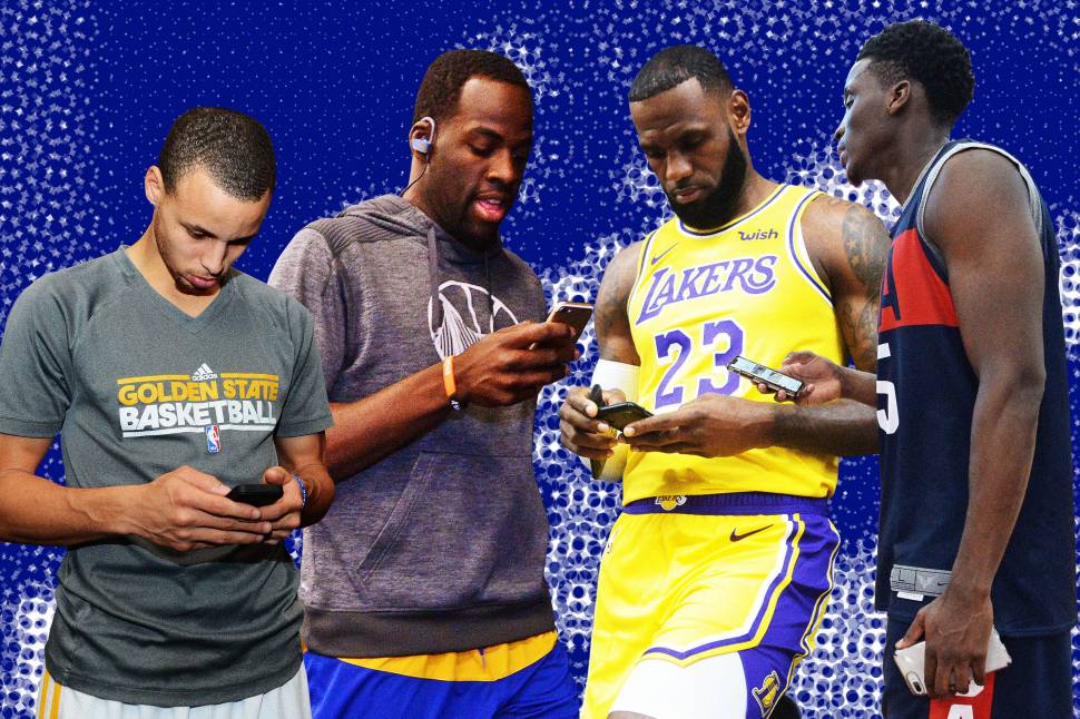 nba球员上场前为什么低头（运动心理专家谈球星成为“低头族”，是瘾得戒!场上没时间看手机）