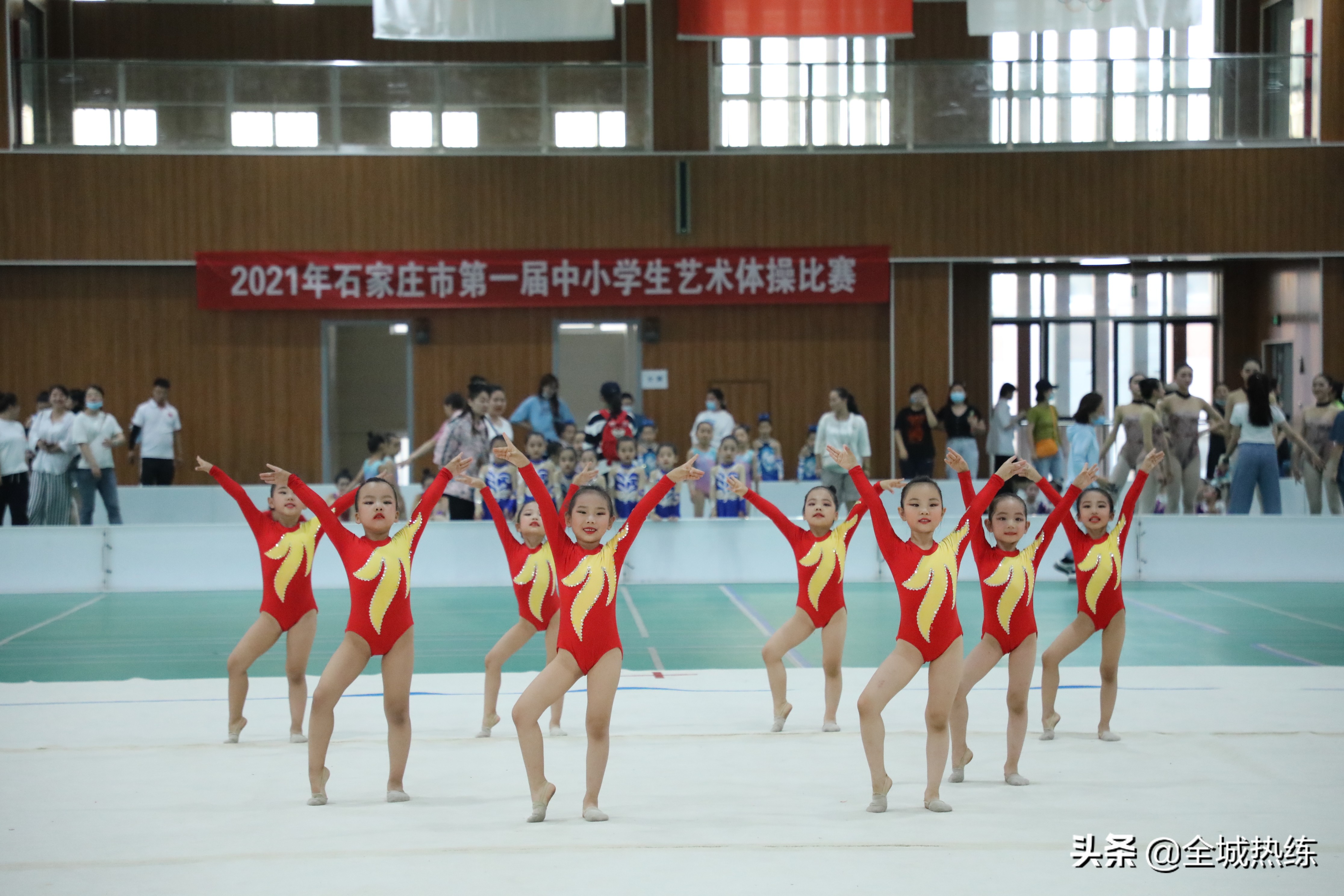 石家庄市第一届中小学生艺术体操比赛成功举办