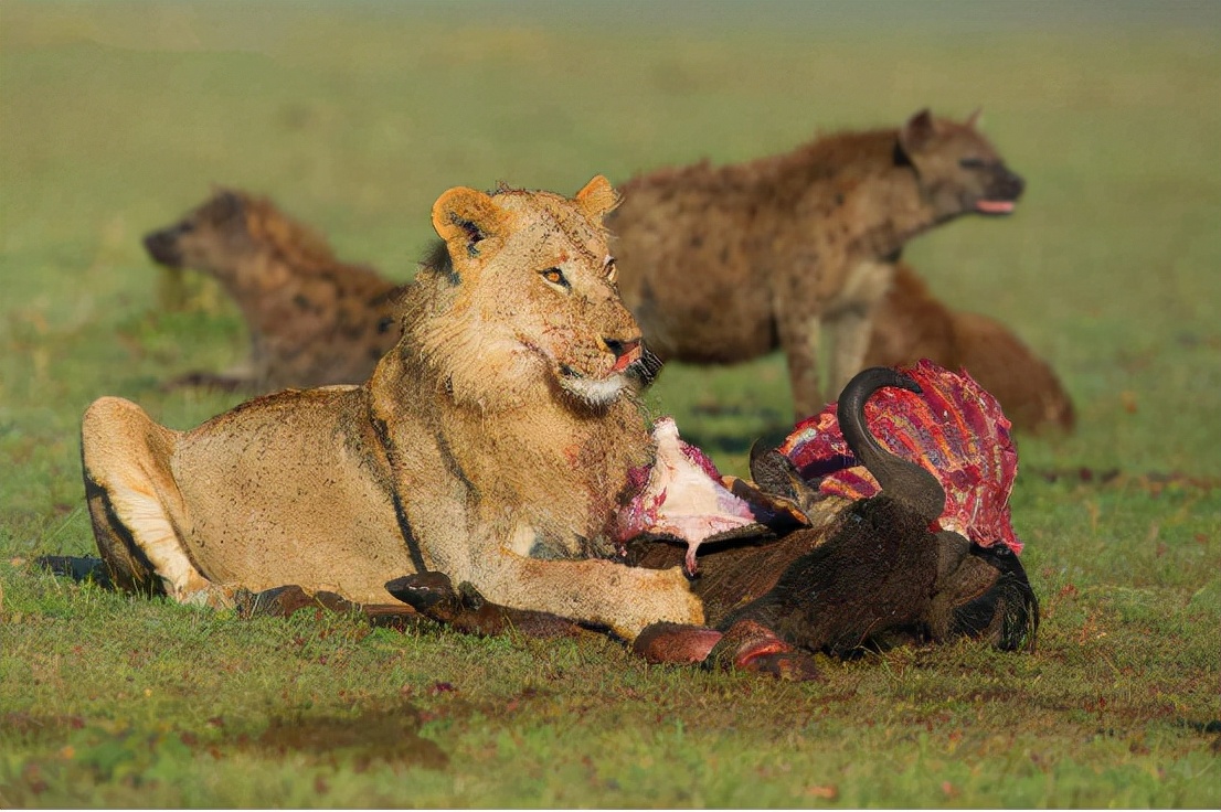 非洲斑鬣狗有多可怕?土著拿着ak47都不敢正面刚,只会用枪做陷阱