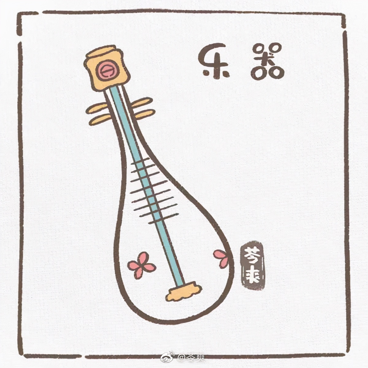 古代人简笔画男女(古风简笔大全!