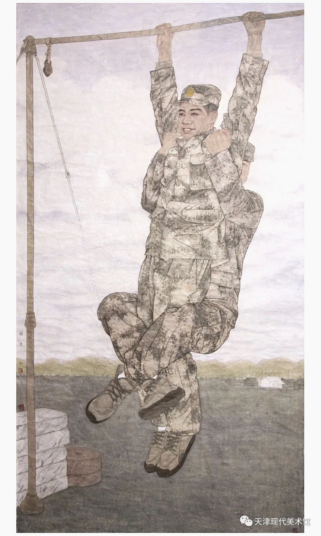 图片制作(纪念中国人民解放军建军93周年美术作品线上展) - 赤虎壹号