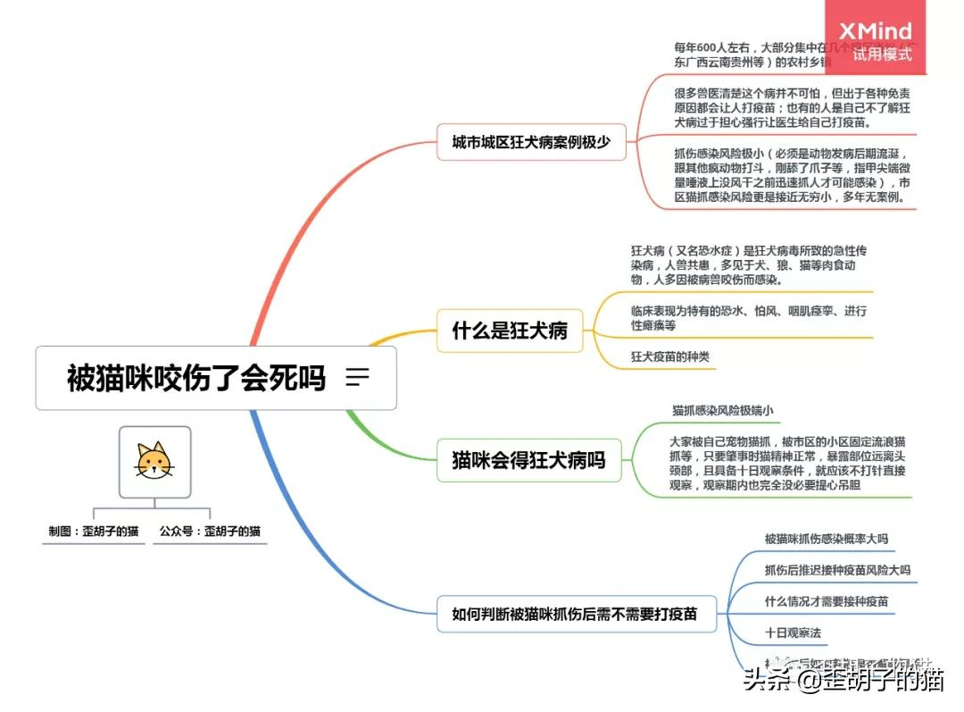 我被猫咪抓伤了，会死吗？《最全猫咪狂犬病脱恐大全》