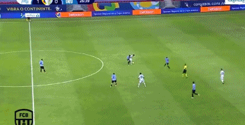 梅西美洲杯进球视频（美洲杯-梅西连续10届大赛送助攻，阿根廷1-0乌拉圭收获首胜）