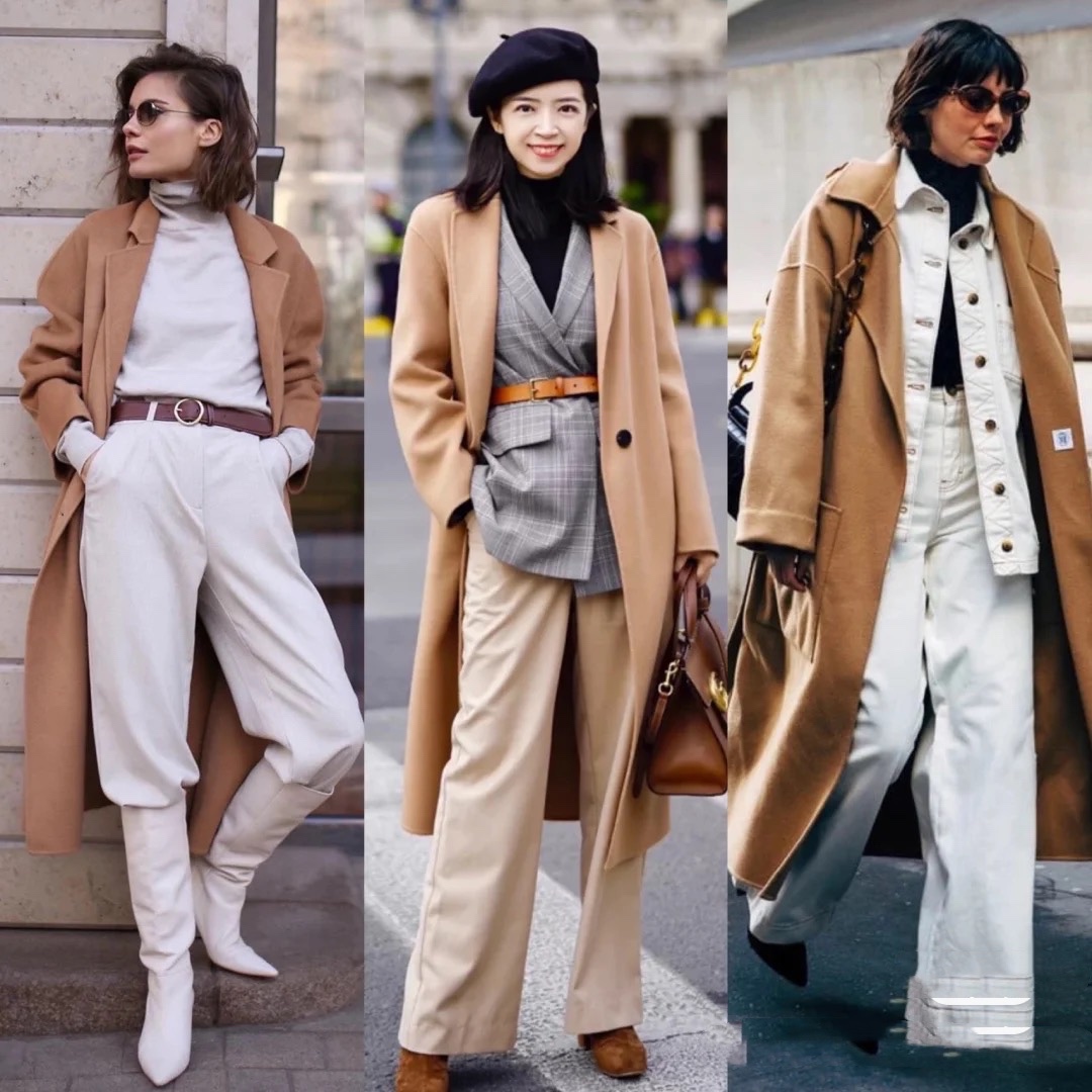 驼色配什么颜色好看 驼色短款上衣搭配图片-百科叔叔