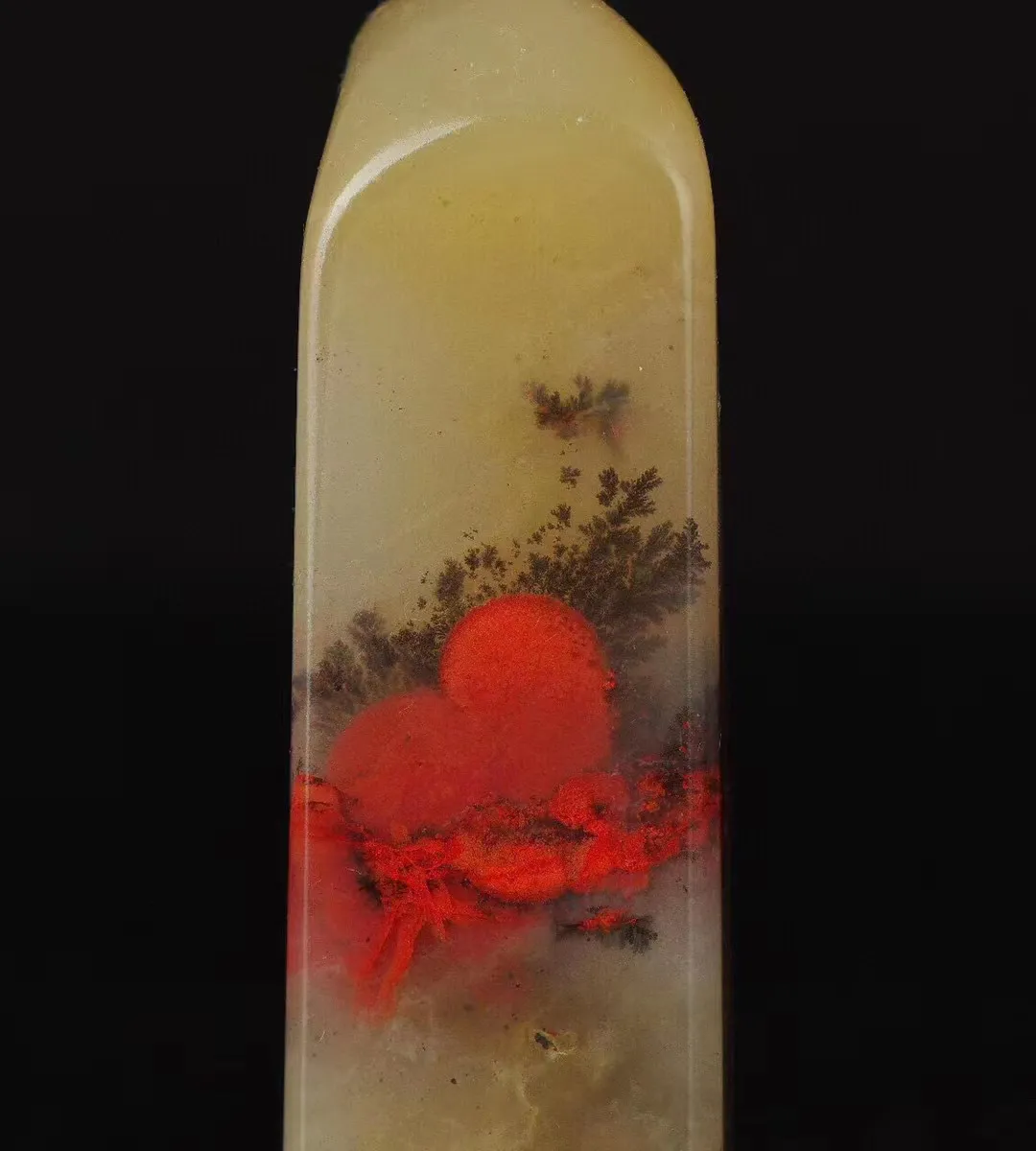 巴林石价格及图片巴林石独有的水草花