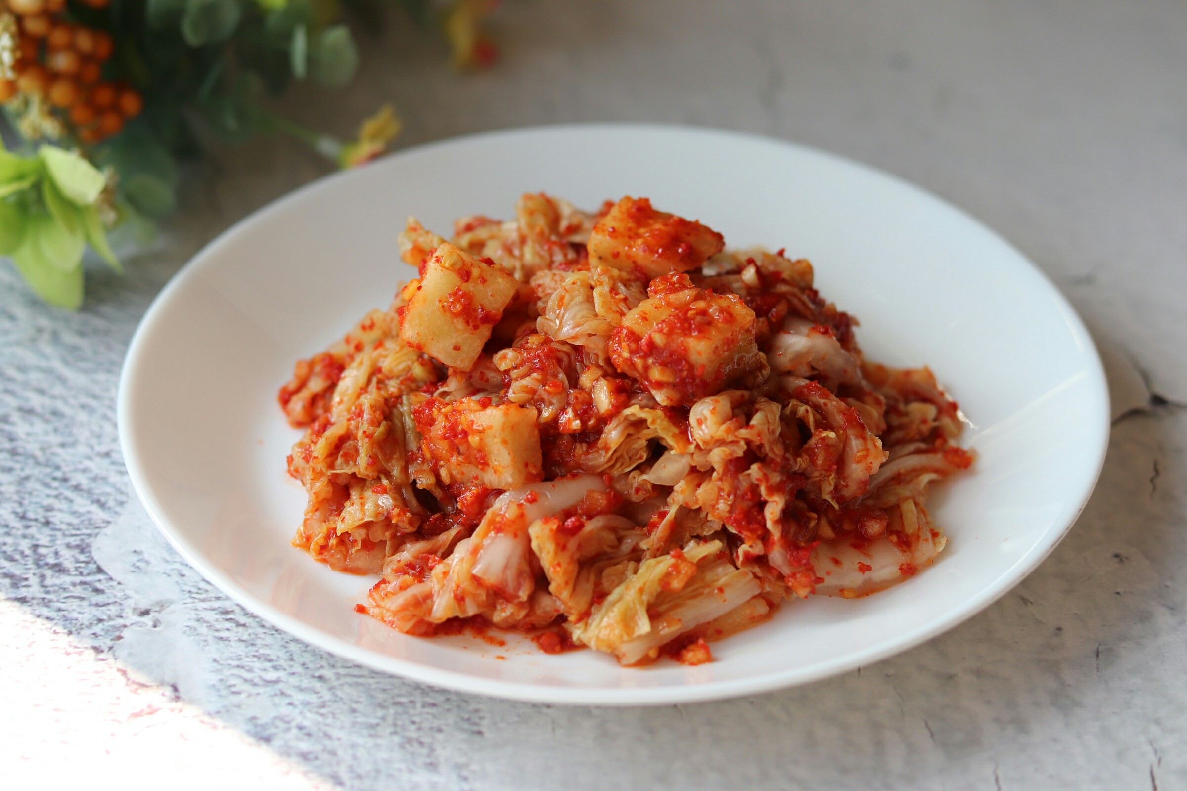 【辣炒白菜鸡丁】做法步骤图 营养美味超下饭-起舞食谱网