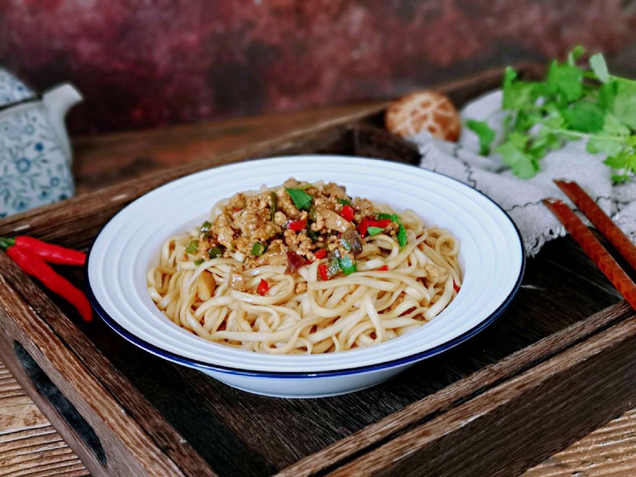 图片[5]-【豇豆肉酱拌面】做法步骤图 美味解馋 让人越吃越想吃-起舞食谱网