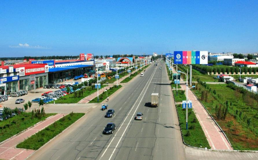 绥化市全景图图片