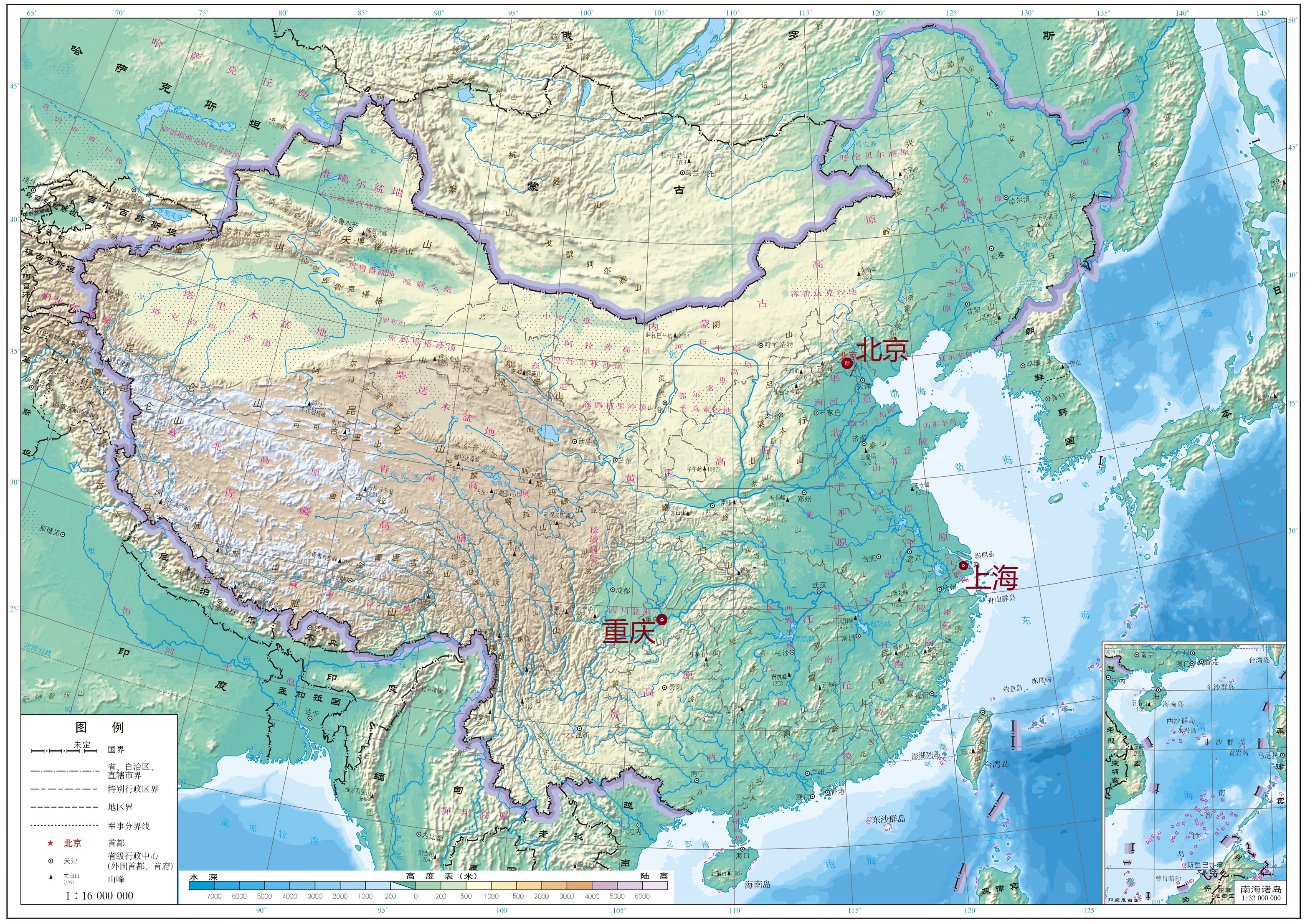 中国卫星定位精确地图图片