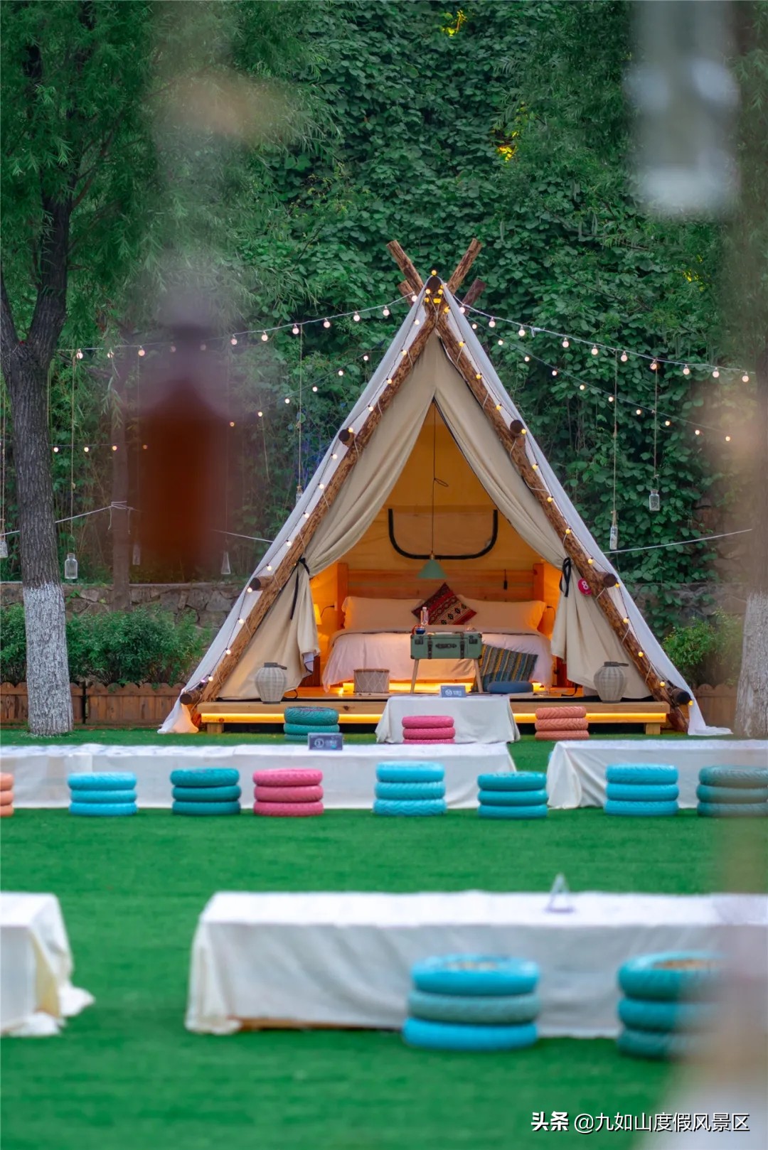 露营就是睡进帐篷？NONONO，这届年轻人都这么玩