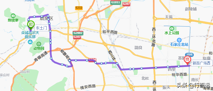 北京公交五路线路图图片