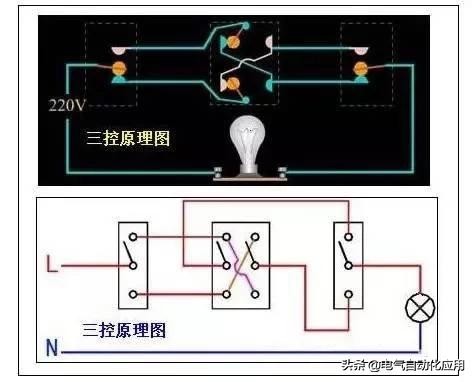 一灯一控插座电路图图片