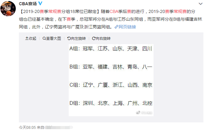 为什么cba没有西部球队(还是46场吗？CBA常规赛改制北上广深同组，效仿NBA赛制引热议)