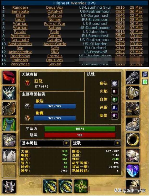 《魔兽世界怀旧服》联动TBC怀旧，从DPS看太阳井到底难不难？