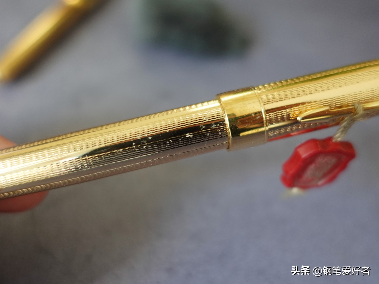 新年第一发:20年前的派克卓尔瀑布金18k钢笔亮晶晶