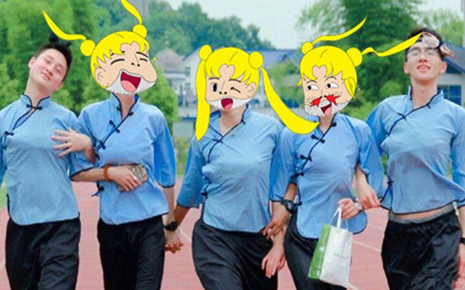 大学生“创意毕业照”火了，男生“性感”起来，真没女生啥事了