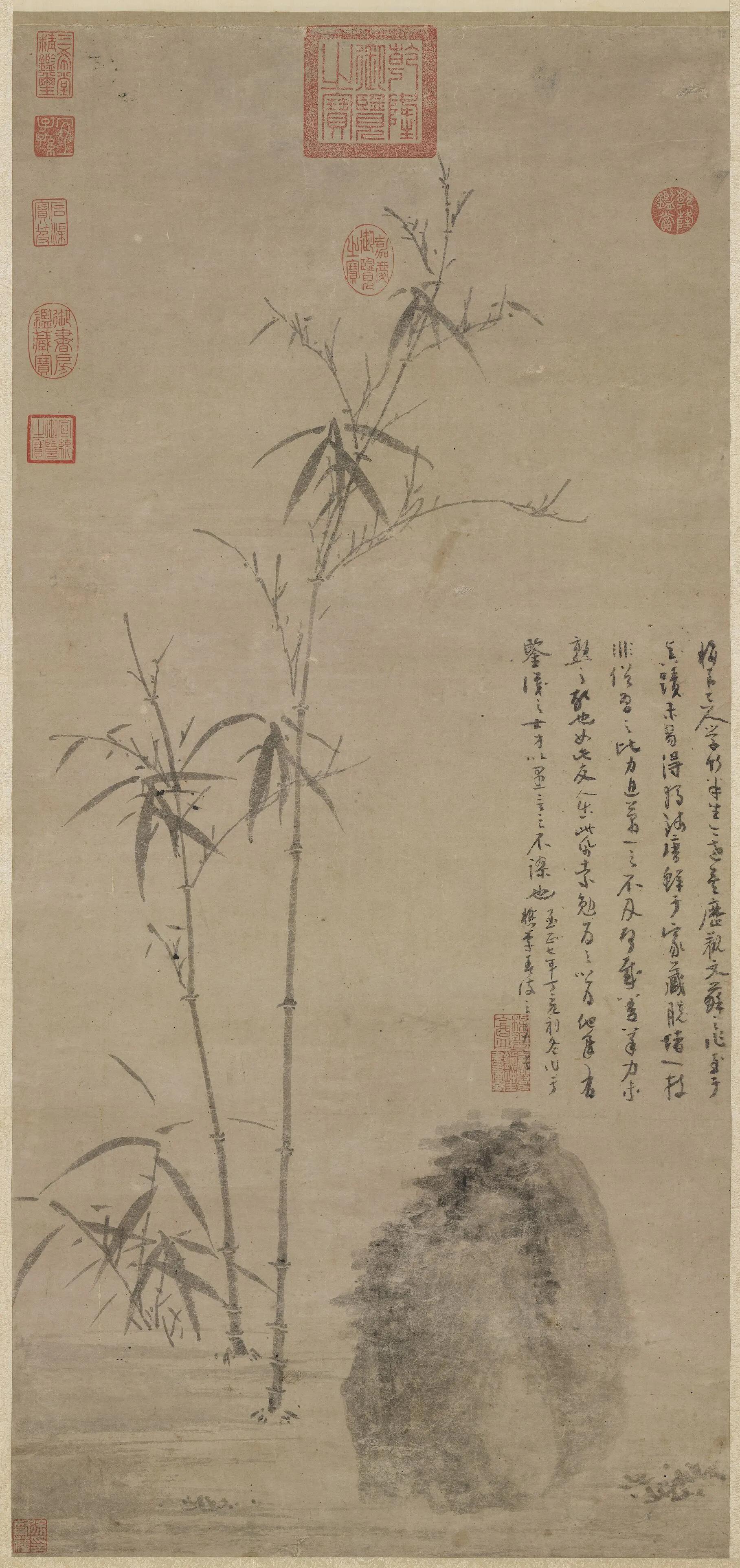 谁才是画竹子历史第一人？唯吴镇是也！简直是天花板的存在