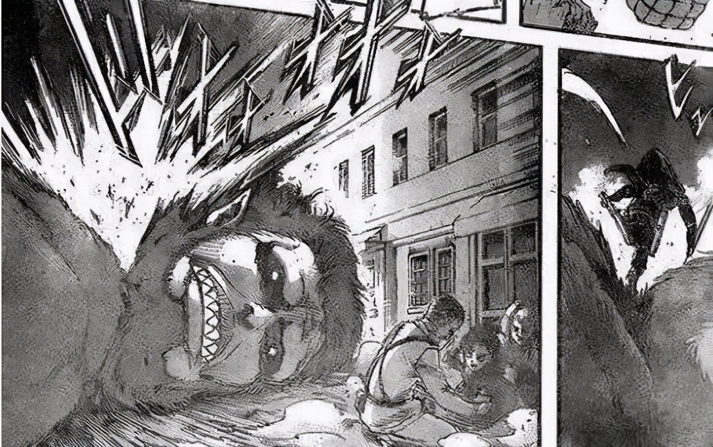 兽之巨人身高17米以上,拥有超高的智慧,巨人化后还能用人类语言进行