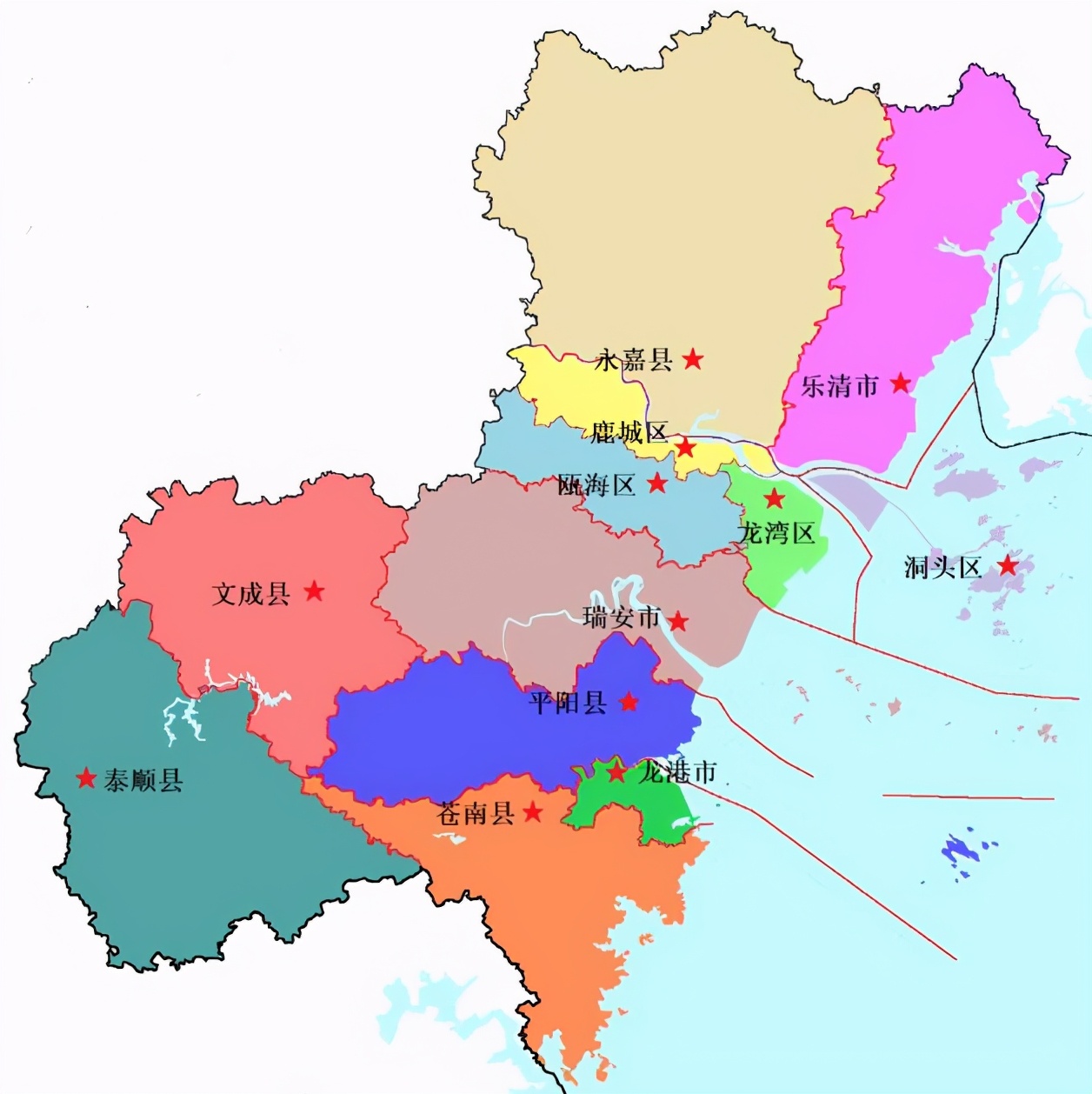 温州各区县人口一览：鹿城区116.72万，文成县28.82万