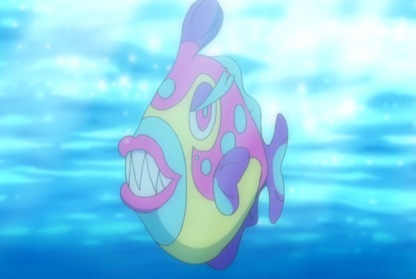 宝可梦磨牙彩皮鱼图鉴(磨牙彩皮鱼属性详解)