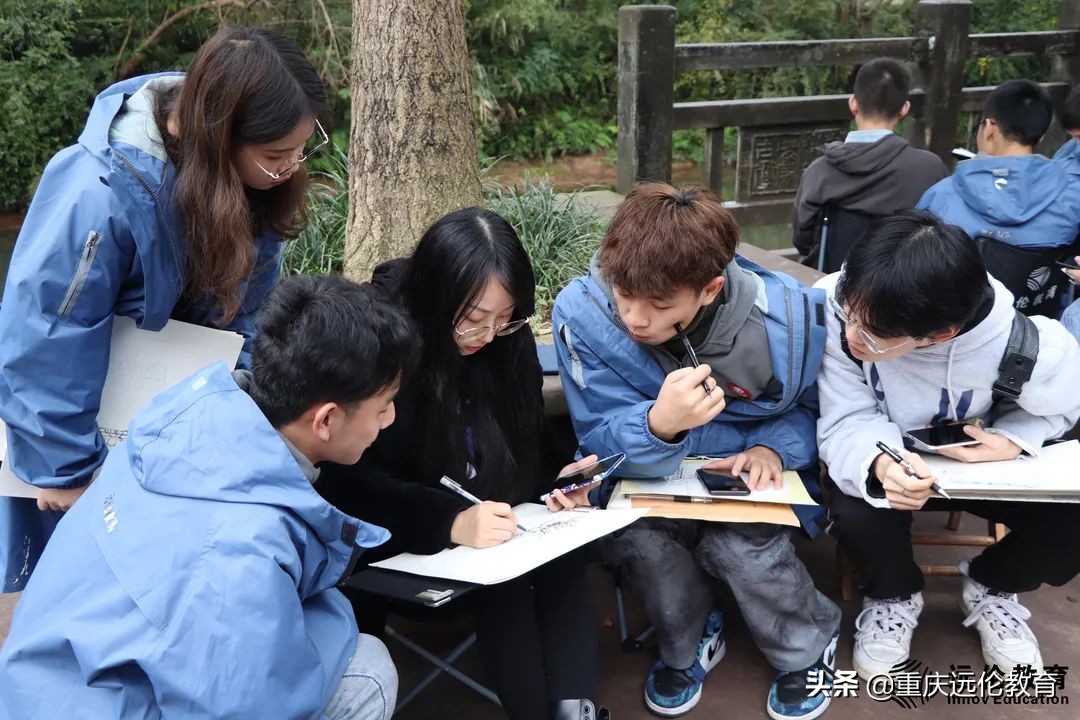 远伦写生回顾｜执笔绘梦，你们才是最美的风景！附优秀作品汇报