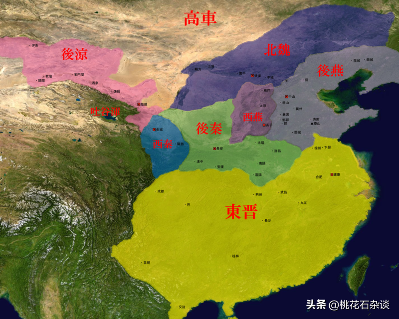 三国羌族地图图片