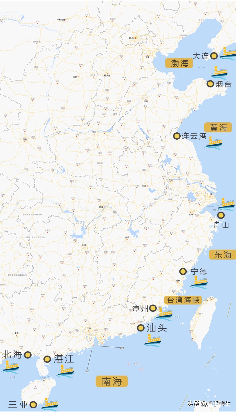 中国十大海鲜产地排行榜：优质海产资源分布与特色 seafood ranking